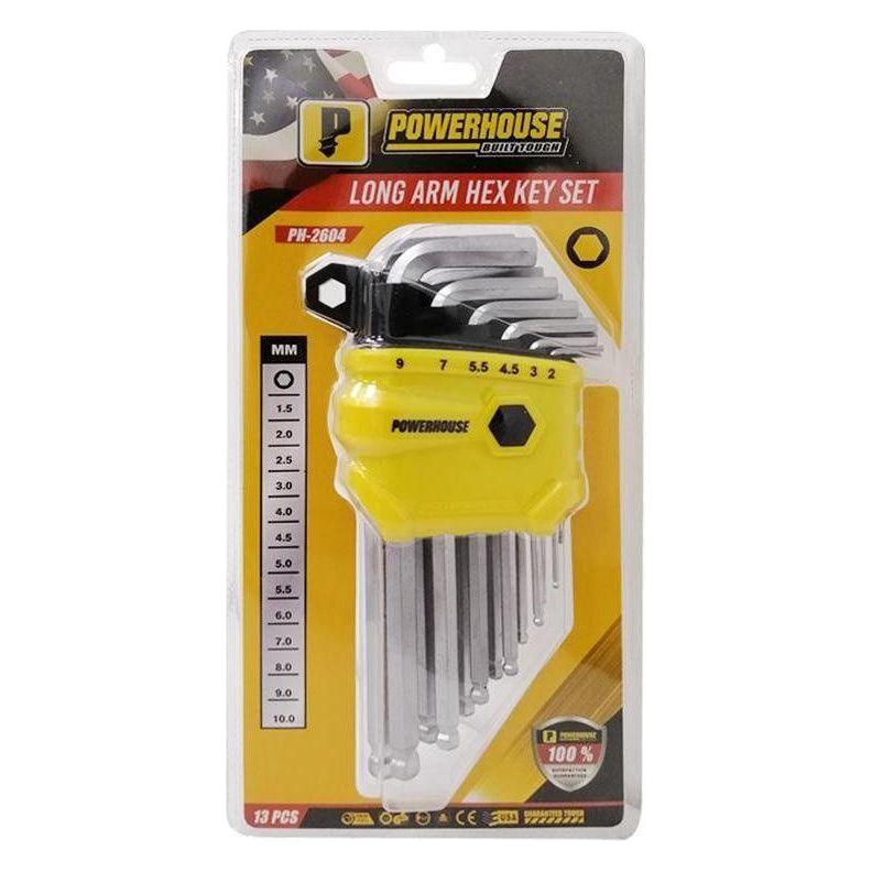 Powerhouse PH-2604 Hexagonal Allen Key Wrench - Ball End (Long) | Powerhouse by KHM Megatools Corp. Powerhouse PH-2604 Hexagonal Allen Key Wrench - Ball End (Long) | Powerhouse by KHM Megatools Corp.